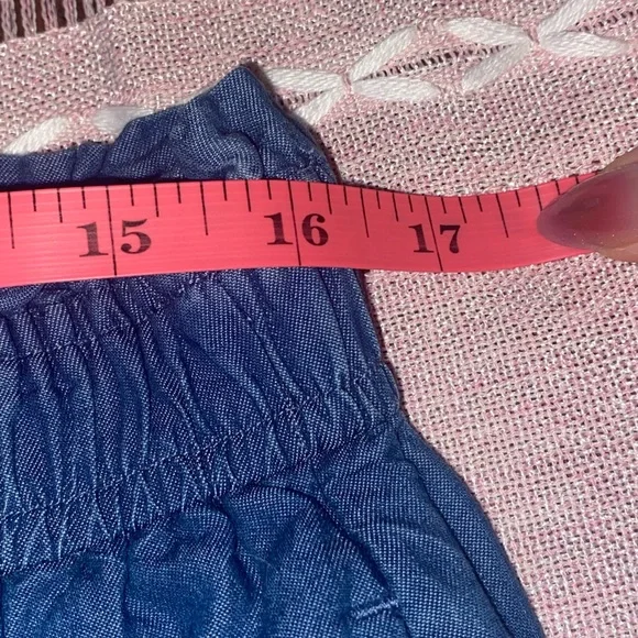 MICHAEL Michael Kors Women's Wide Leg Pull On Chambray Pants, sz 1X - Picture 10 of 11